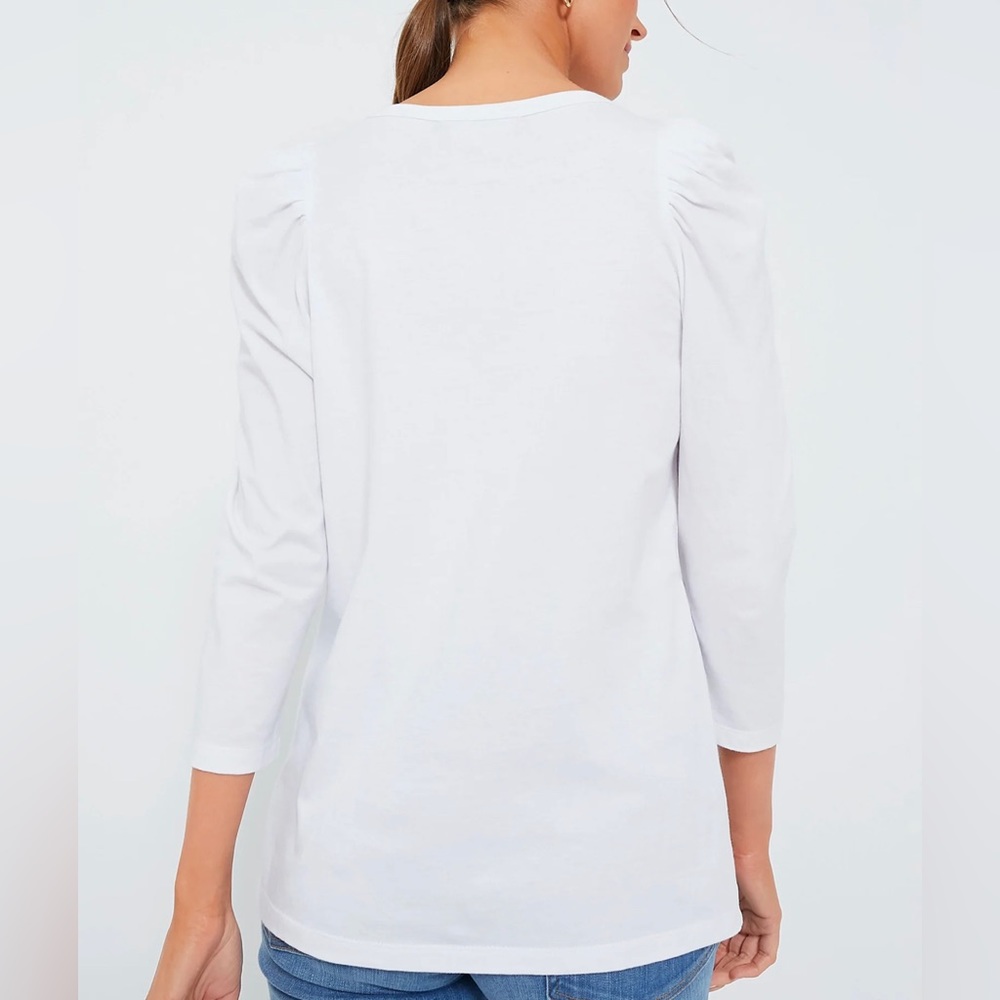 Tuckernuck Pomander Place White Vesty Longsleeve Crewneck - Picture 4 of 10